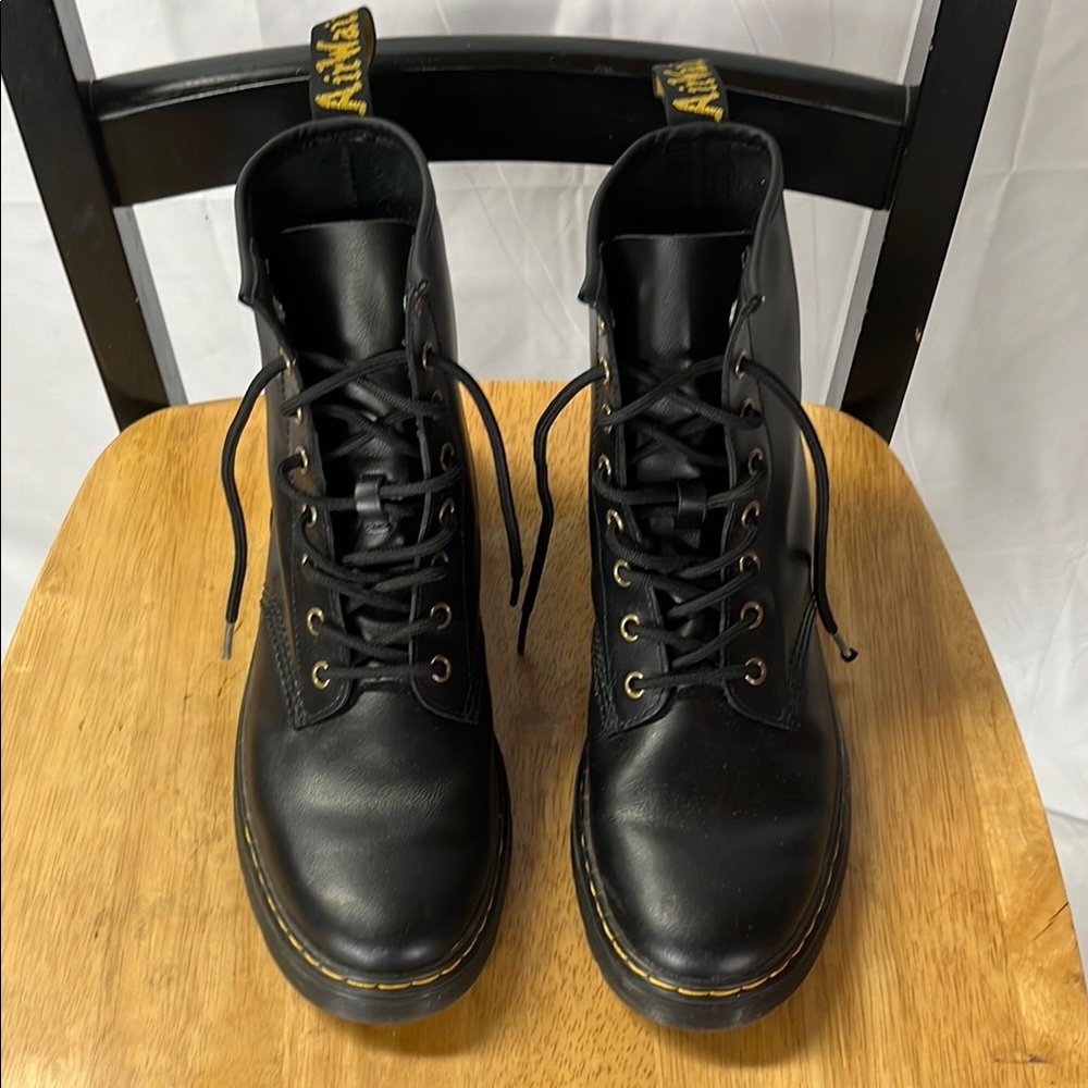 Dr. Martens Zavala Black Lace-Up Boots